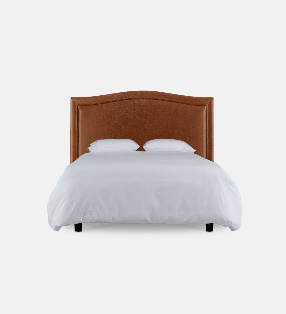Fletcher Leather Headboard King Piping (74108)