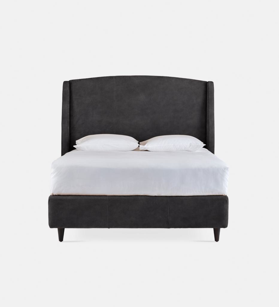 Sawyer Leather Full Bed King Extra Length (18140)