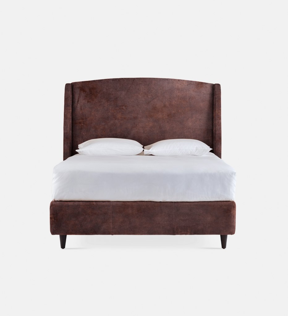 Sawyer Leather Full Bed King Standard Length (18155)