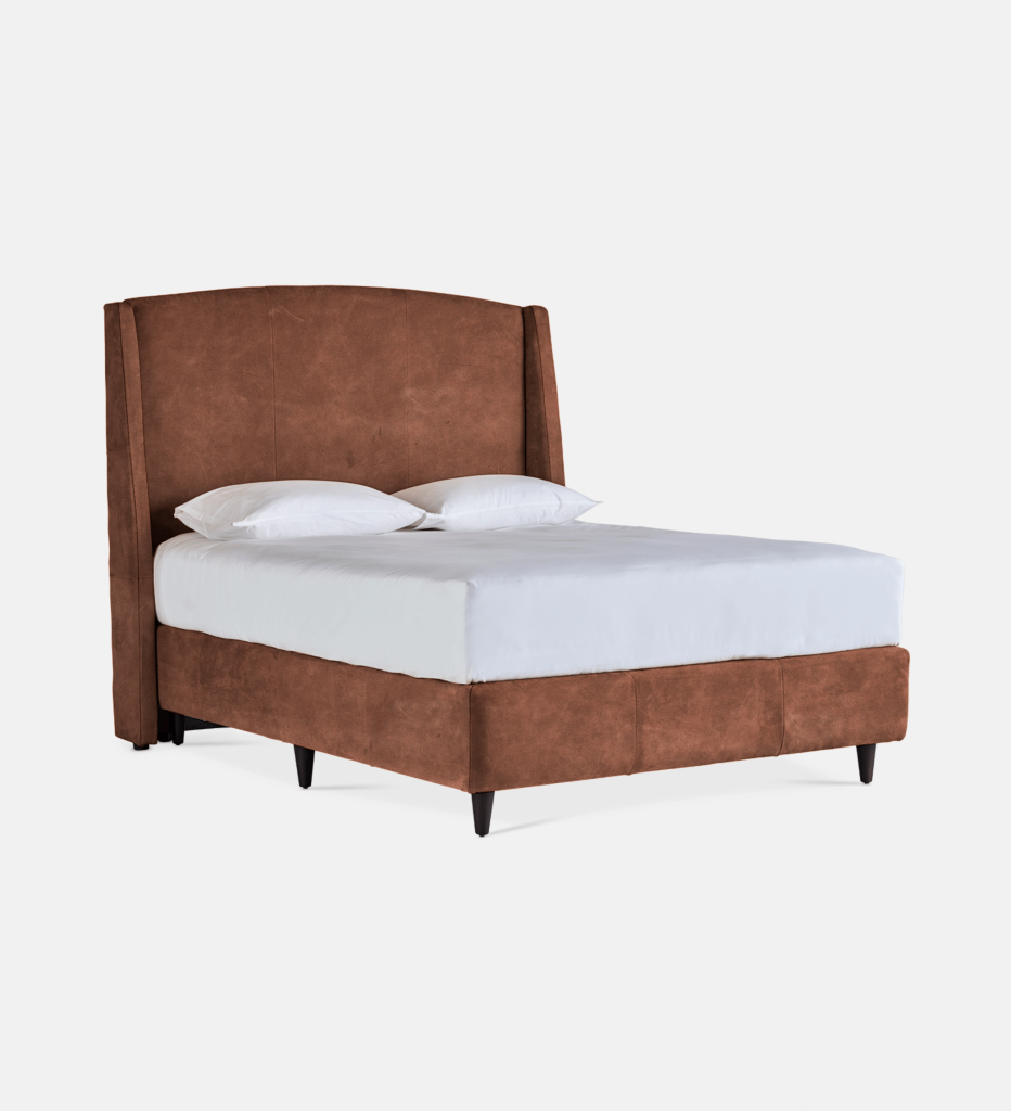 Sawyer Leather Full Bed King Standard Length (18196)