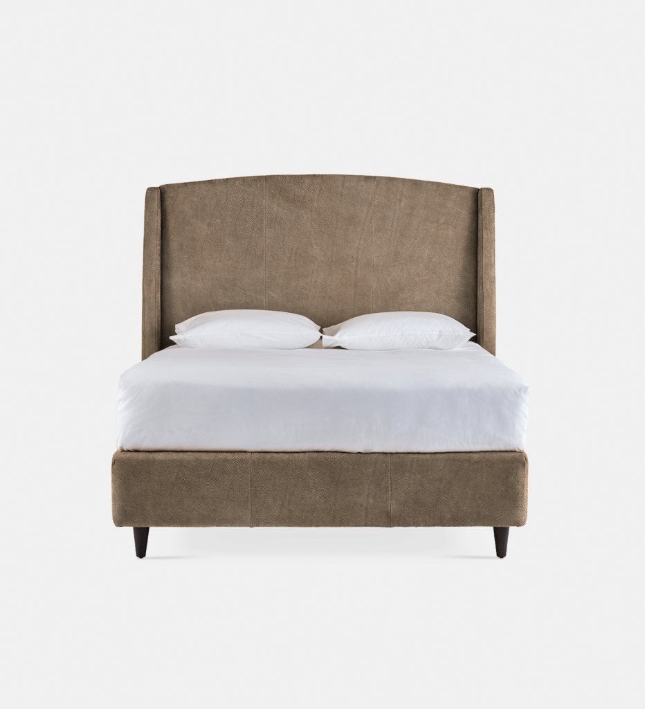 Sawyer Leather Full Bed Queen Extra Length (18250)