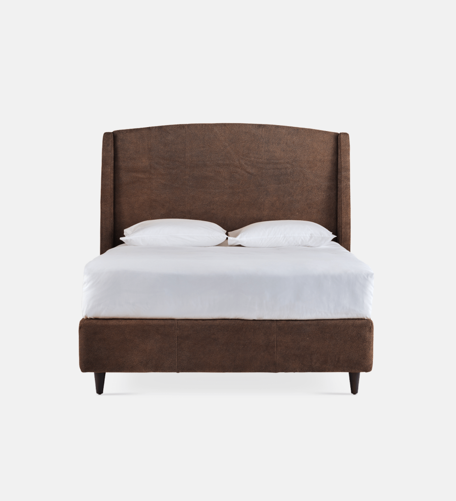 Sawyer Leather Full Bed Queen Extra Length (18254)