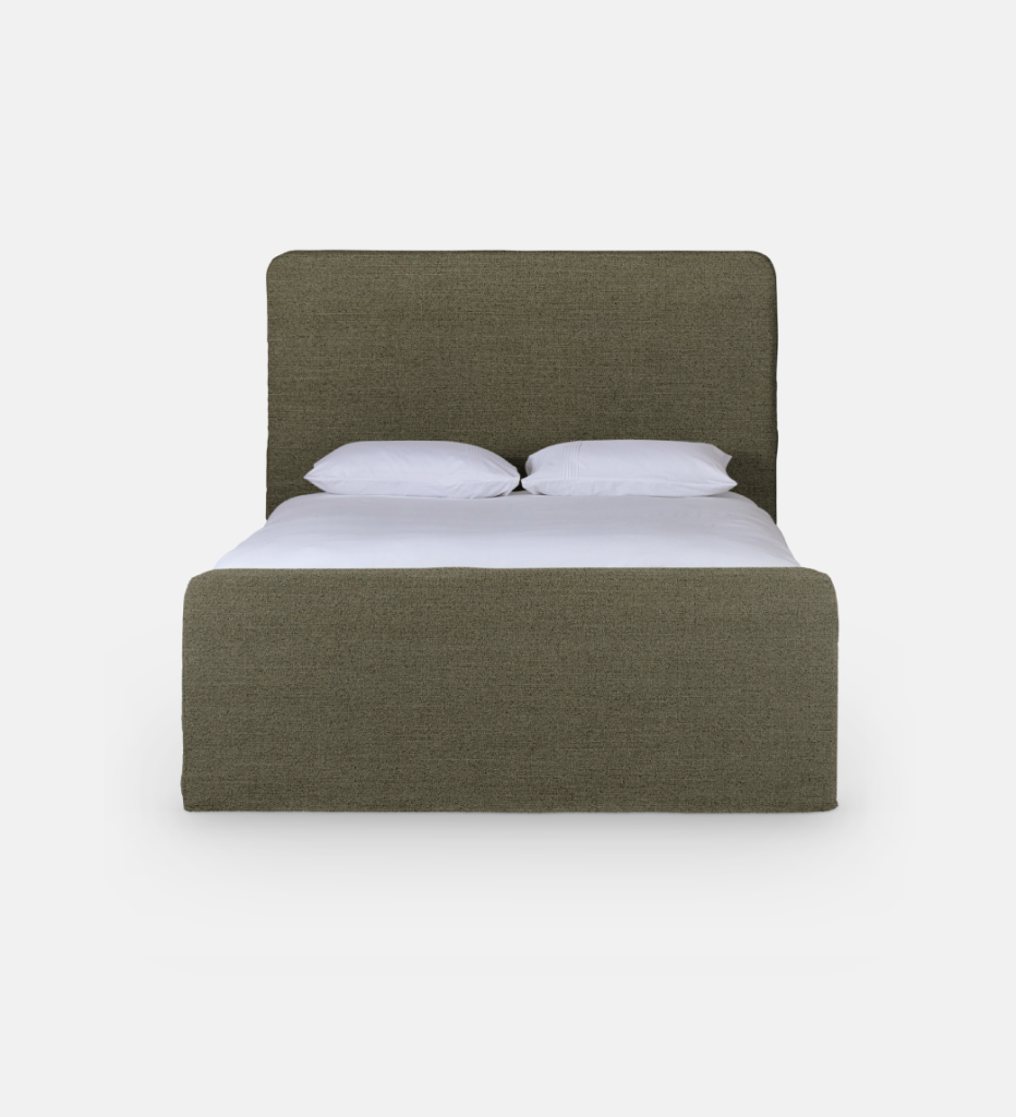 Olivia Slipcover Full Bed Queen KD Extra Length (45565)