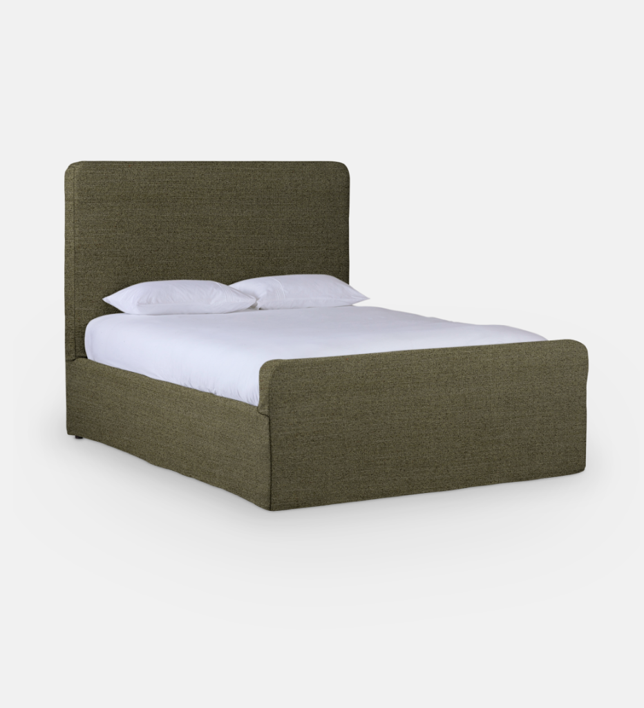 Olivia Slipcover Full Bed Queen KD Extra Length (45566)