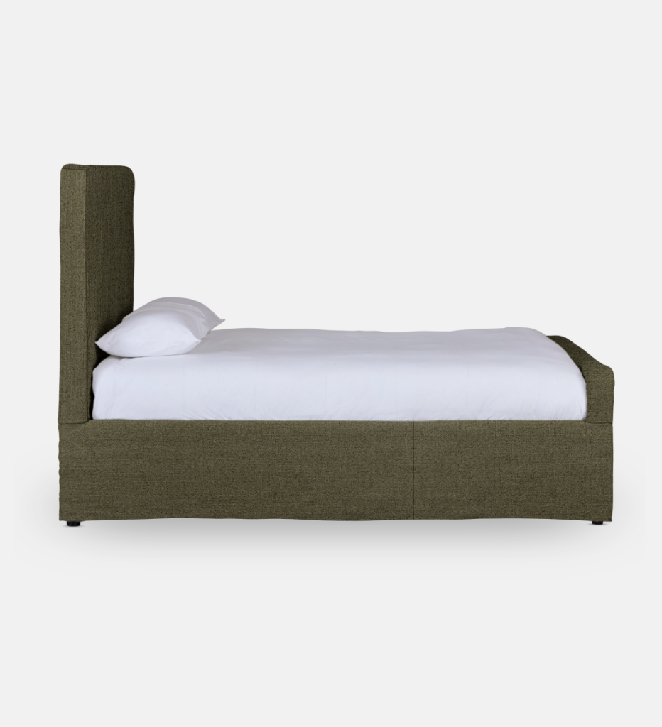 Olivia Slipcover Full Bed Queen KD Standard Length (45714)