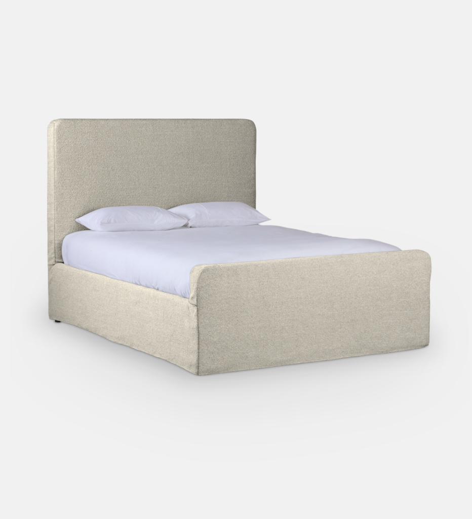 Olivia Slipcover Full Bed Queen KD Standard Length (45692)