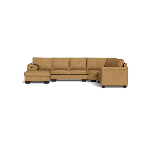 Breen Leather Slouch With Daybed Left (93397)