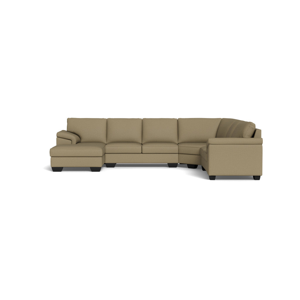 Bianca Fully Upholstered Slouch With Daybed Left (91944)