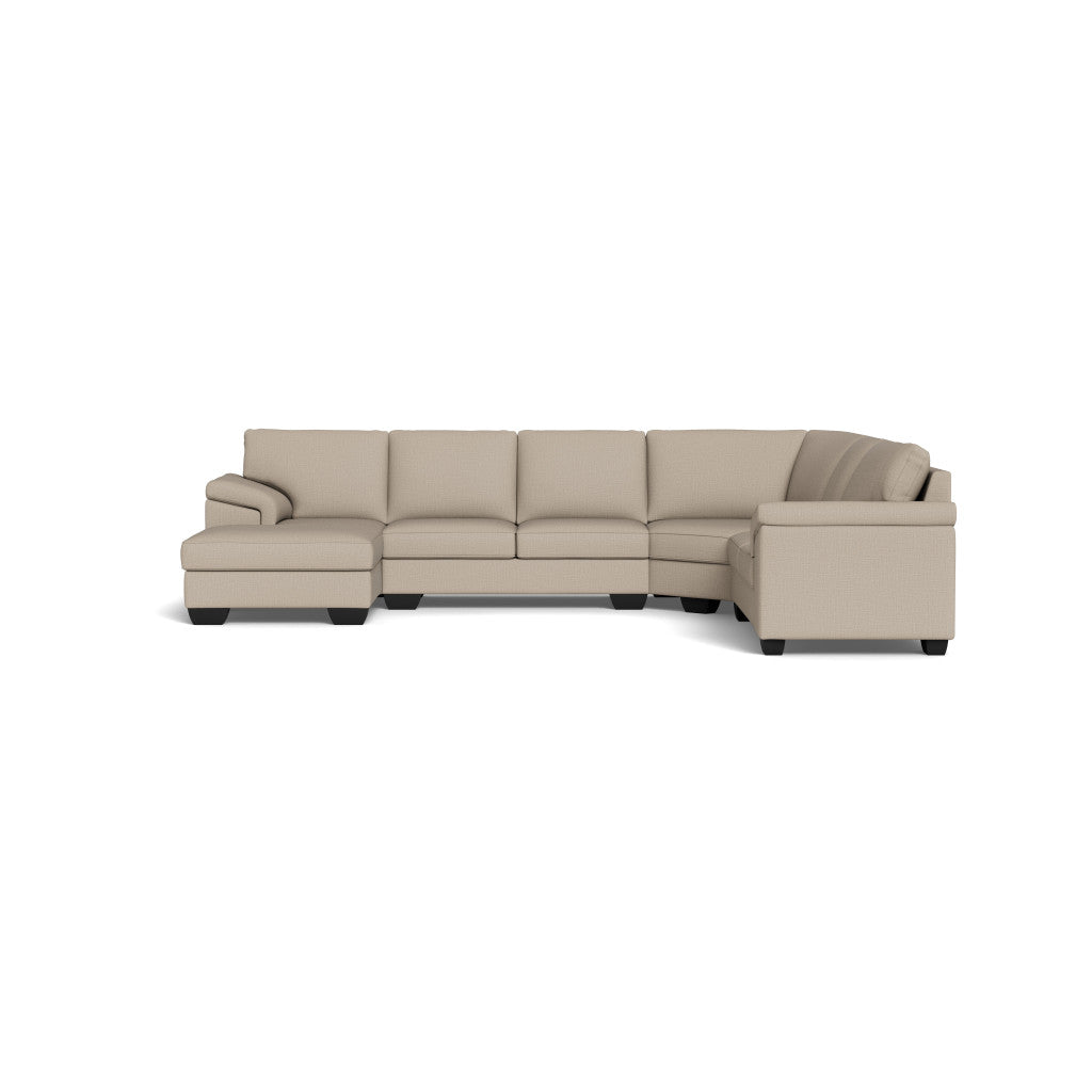 Bianca Fully Upholstered Slouch With Daybed Left (91943)