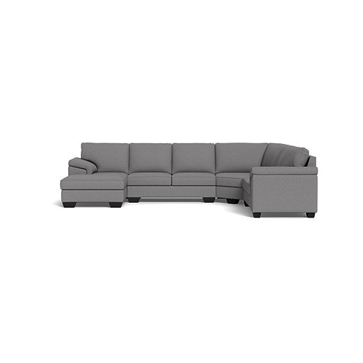 Bianca Fully Upholstered Slouch With Daybed Left (89660)