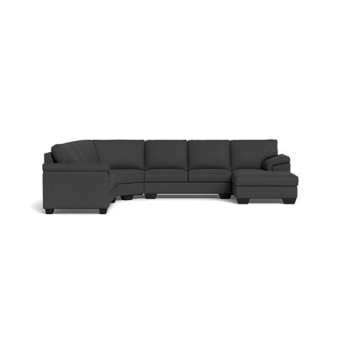 Bianca Fully Upholstered Slouch With Daybed Right (89666)