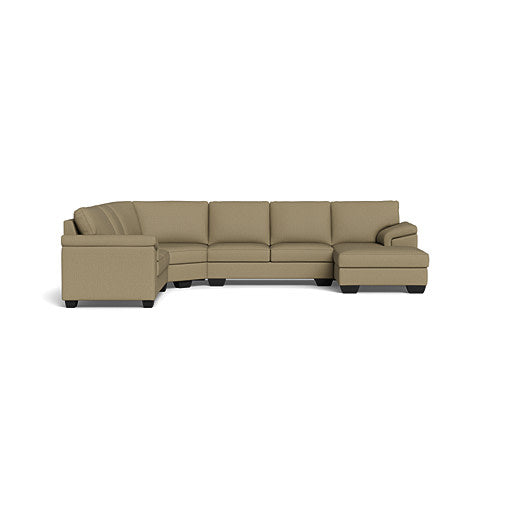 Bianca Fully Upholstered Slouch With Daybed Right (89669)