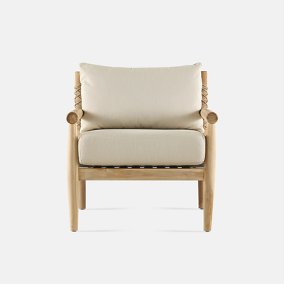 Bali Occasional Chair and Cushion Combo In Agora Beige