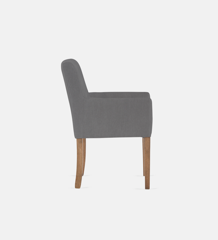 Bennet Fully Up Dining Chair Light Grey Leg (58275)