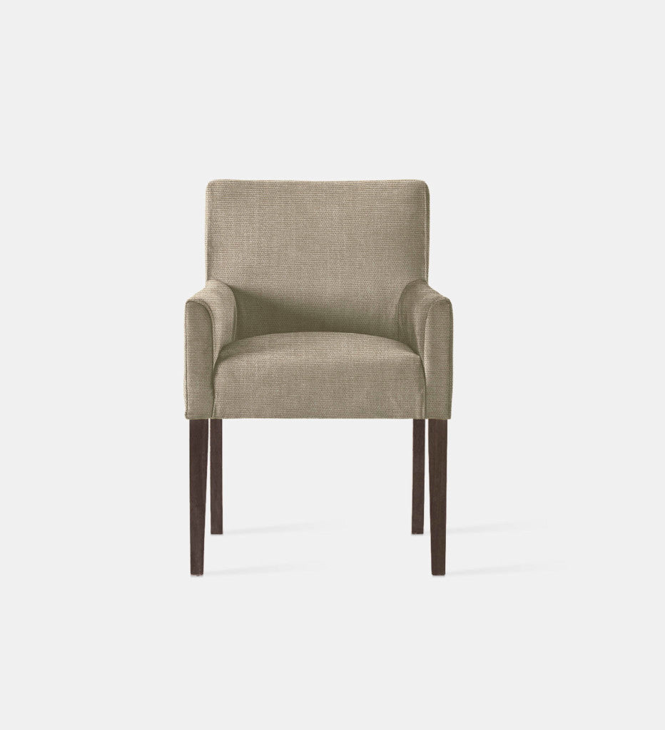 Bennet Fully Up Carver Chair Brown Leg (69951)