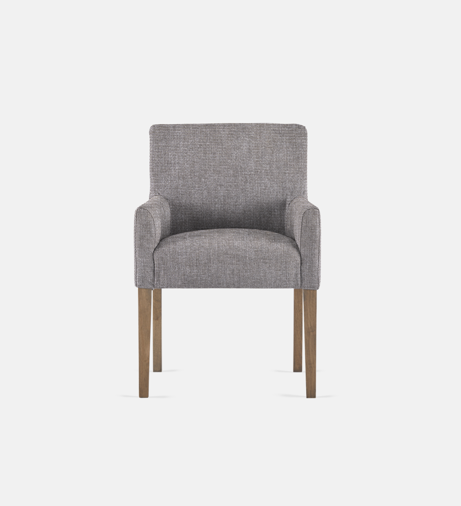 Bennet Fully Up Carver Chair Light Grey Leg (69105)