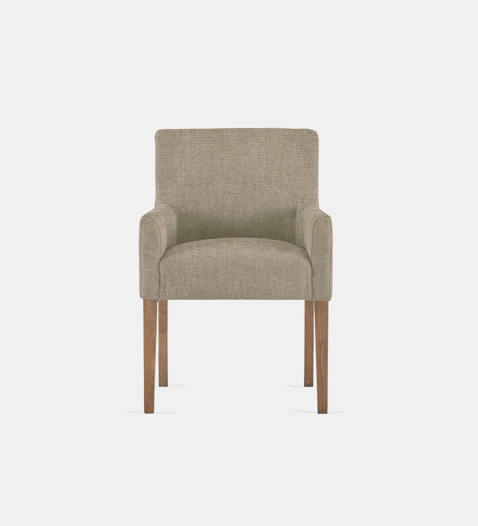 Bennet Fully Up Carver Chair Light Grey Leg (69957)