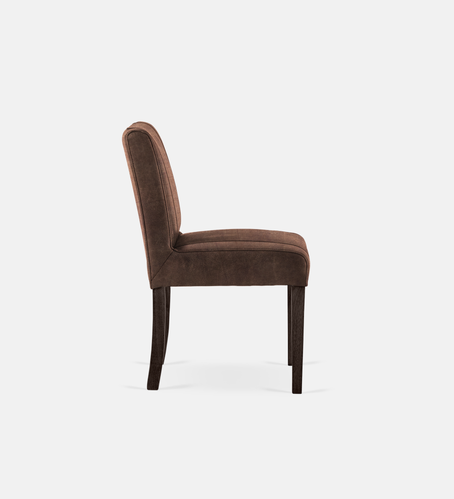 Bennet Leather Dining Brown Leg (57973)