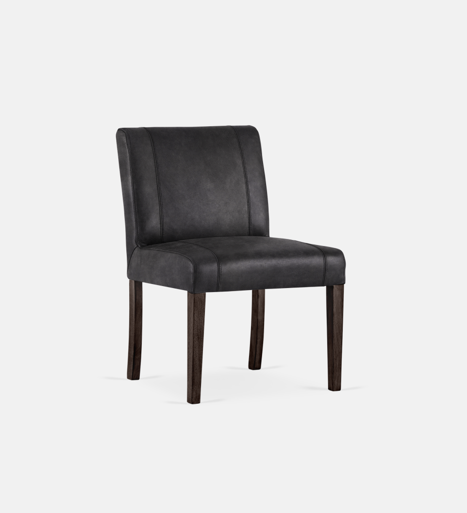 Bennet Leather Dining Brown Leg (48323)
