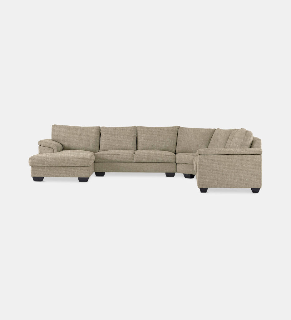 Bianca Fully Upholstered Slouch With Daybed Left (69563)