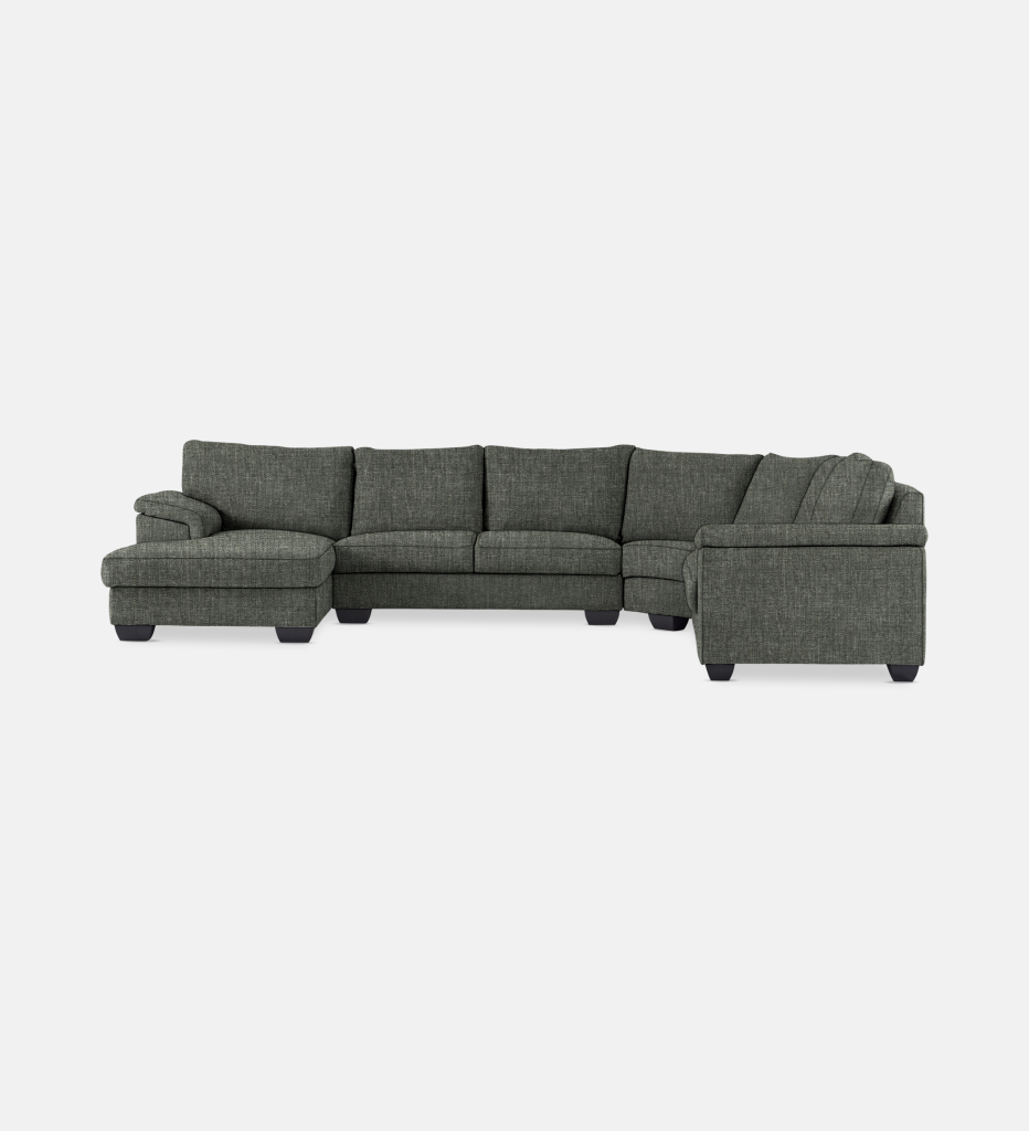 Bianca Fully Upholstered Slouch With Daybed Left (67518)
