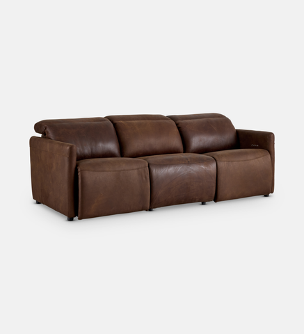 Blake Leather 3 Seater Recliner (103001)