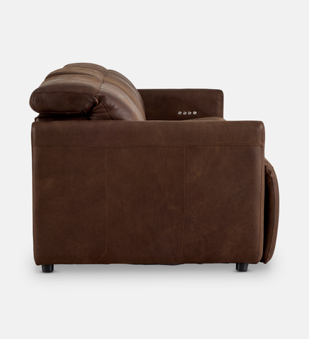 Blake Leather 3 Seater Recliner (102998)