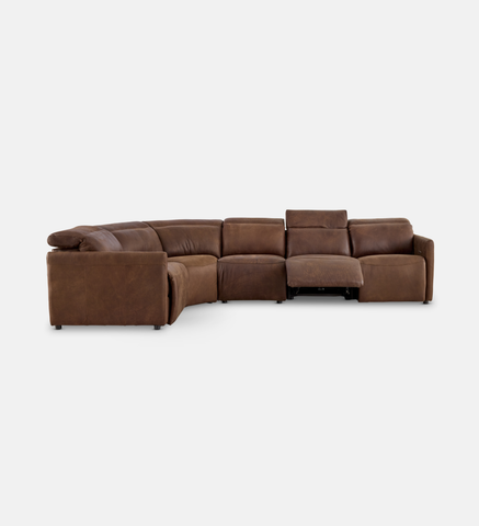 Blake Leather Corner Recliner (103012)