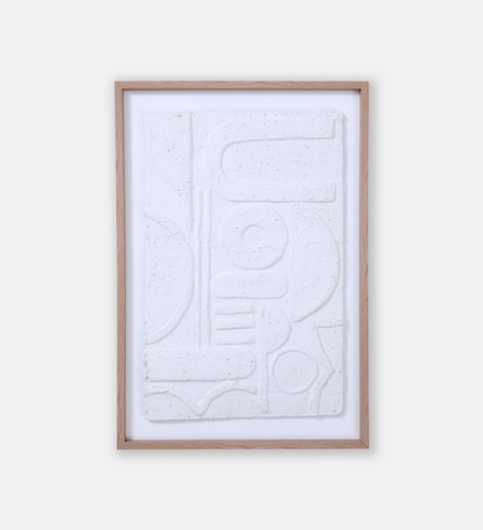 Blanco Paper Mache Artwork (94468)