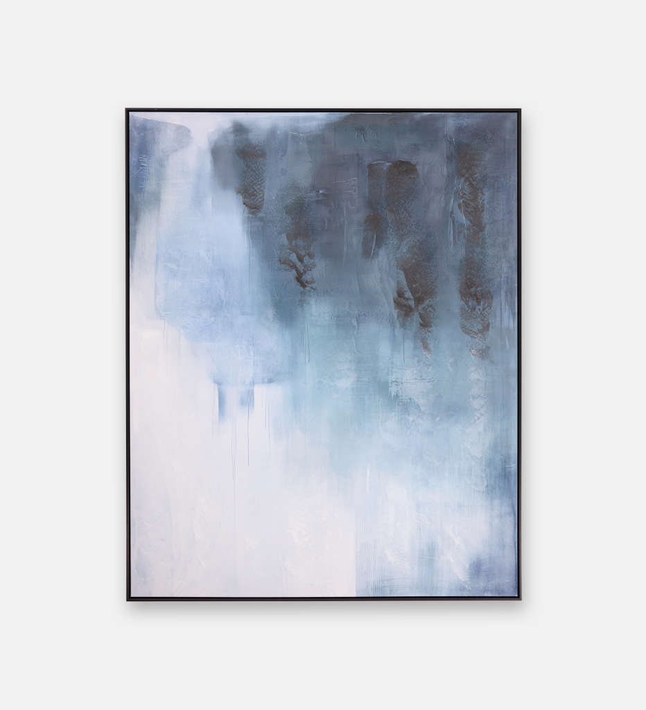 Blue Abstract Artwork (98727)