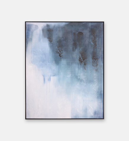 Blue Abstract Artwork (98727)