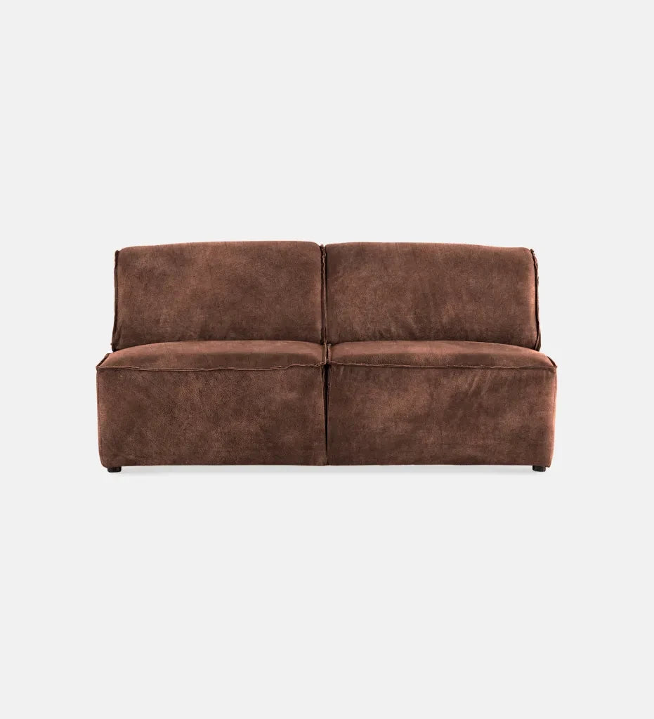 Congo Leather Modular 2 Seater (100023)
