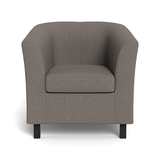 Debbie Tub Fully Upholstered 1 Seater Light Leg (101519)