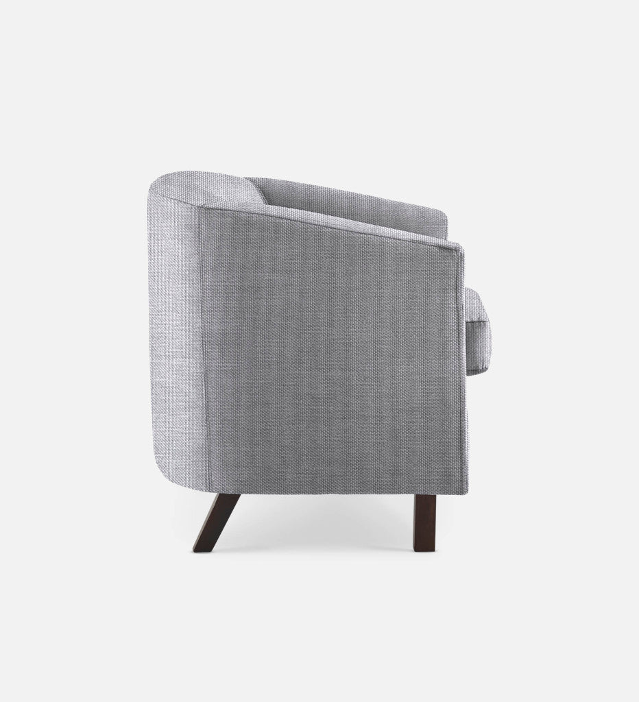 Debbie Tub Fully Upholstered 1 Seater Dark Leg (68426)