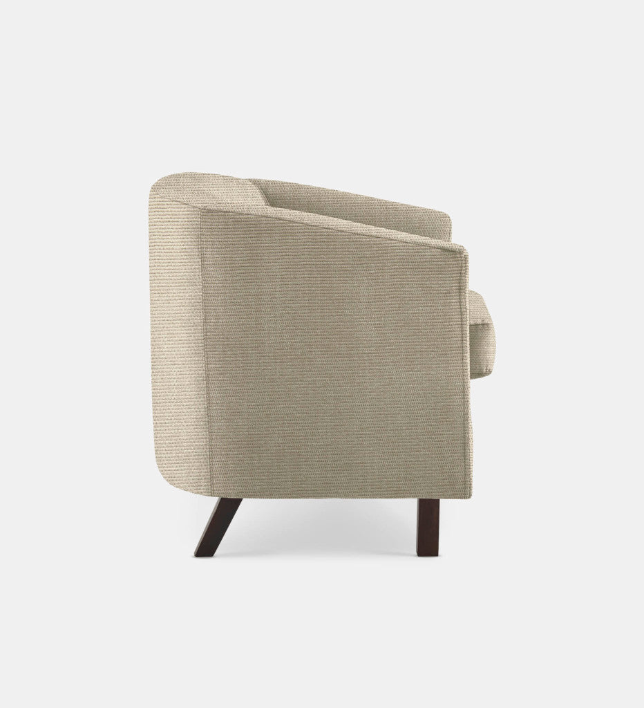 Debbie Tub Fully Upholstered 1 Seater Dark Leg (69590)