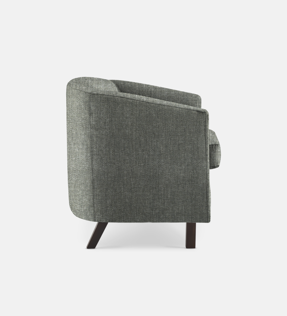 Debbie Tub Fully Upholstered 1 Seater Dark Leg (67852)