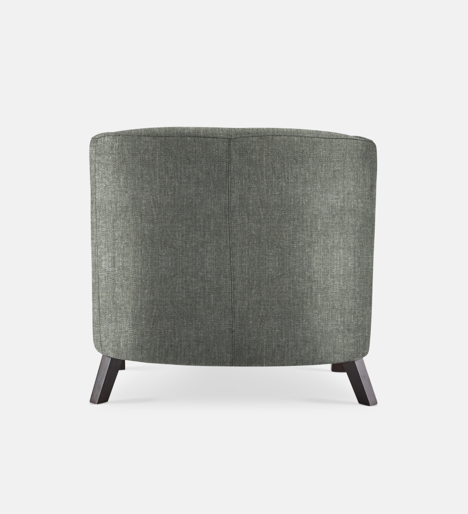 Debbie Tub Fully Upholstered 1 Seater Dark Leg (67853)