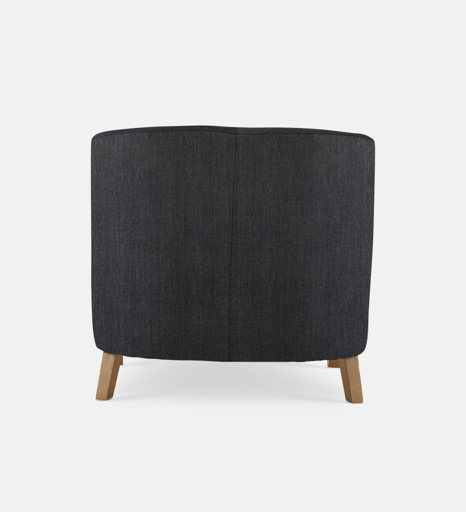 Debbie Tub Fully Upholstered 1 Seater Light Leg (58095)