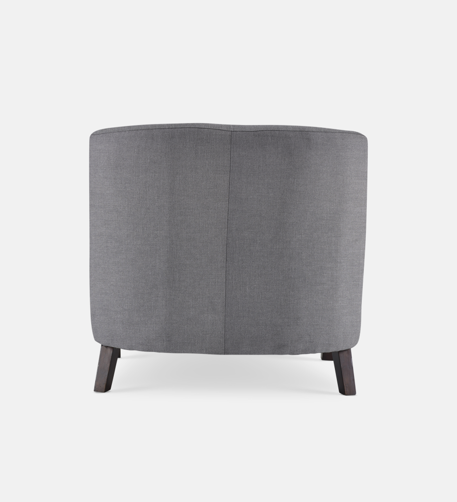 Debbie Tub Fully Upholstered 1 Seater Dark Leg (58142)