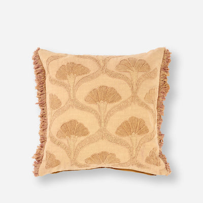 Embroidered Daisy -Mustard