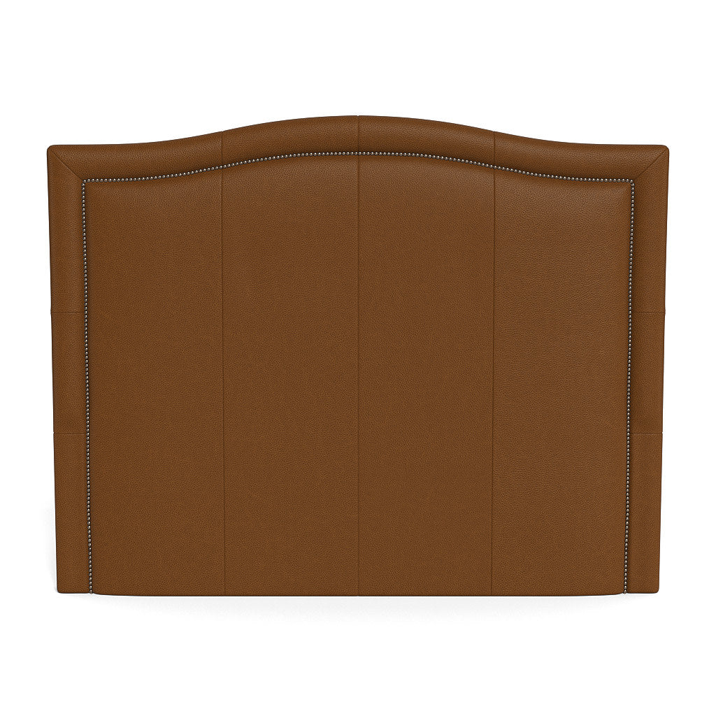 Fletcher Leather Headboard Double Studs (91589)