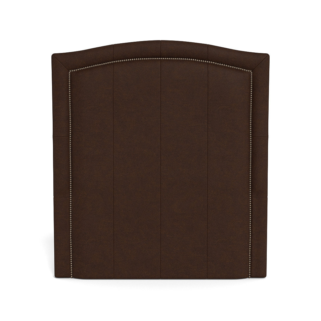 Fletcher Leather Headboard Single Studs (91649)