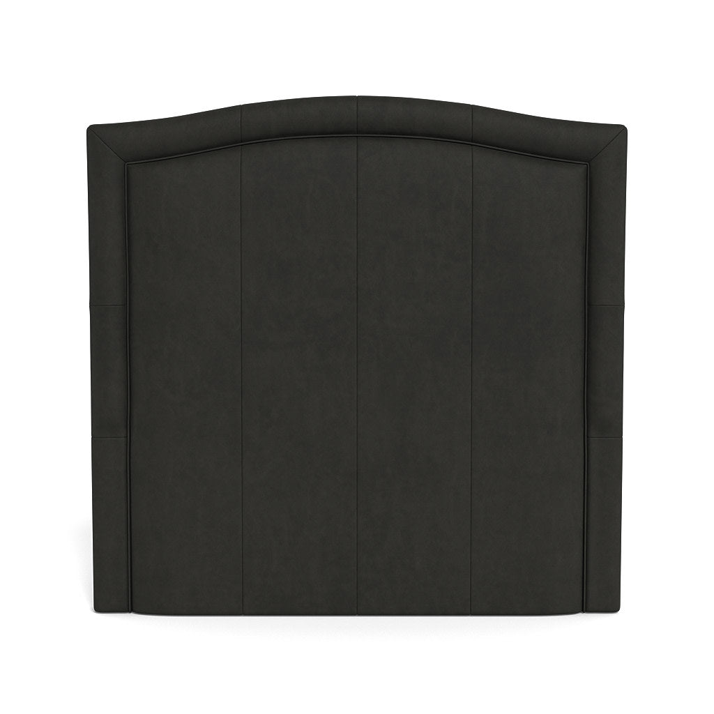 Fletcher Leather Headboard 3 Quarter Piping (91912)