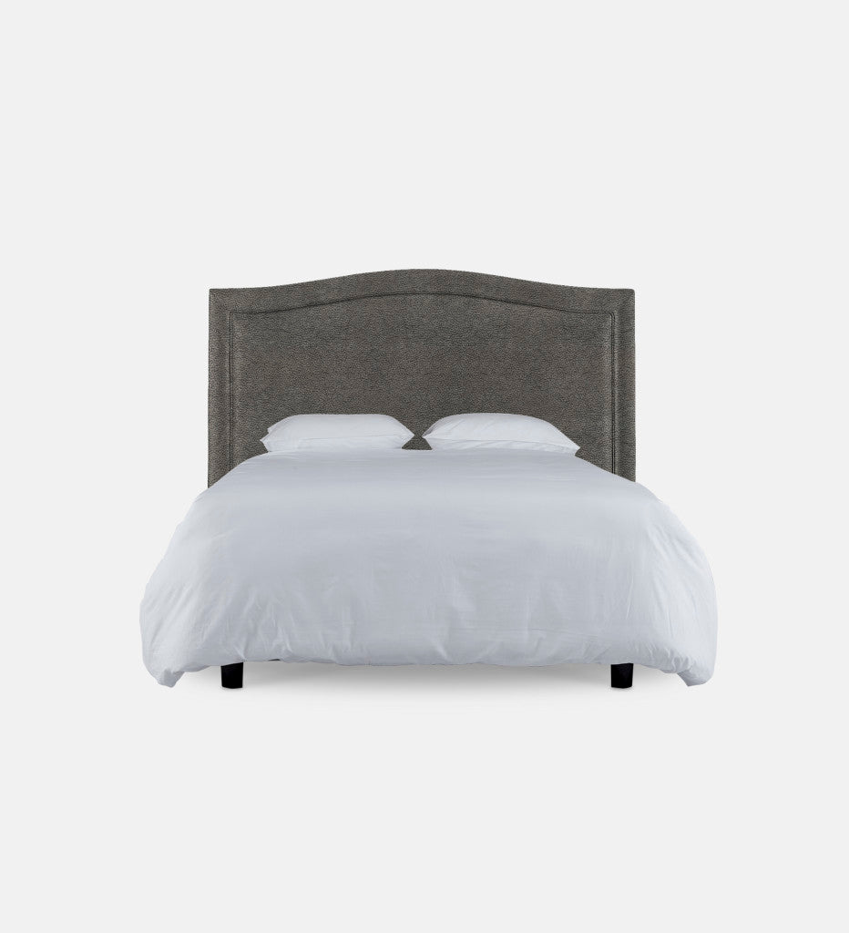 Fletcher Leather Headboard Queen Piping (80294)