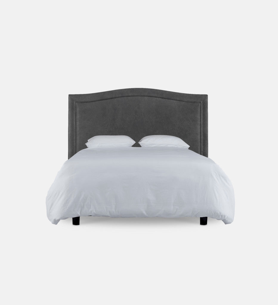 Fletcher Leather Headboard Queen Piping (91925)