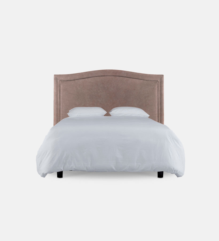 Fletcher Leather Headboard King Piping (80324)