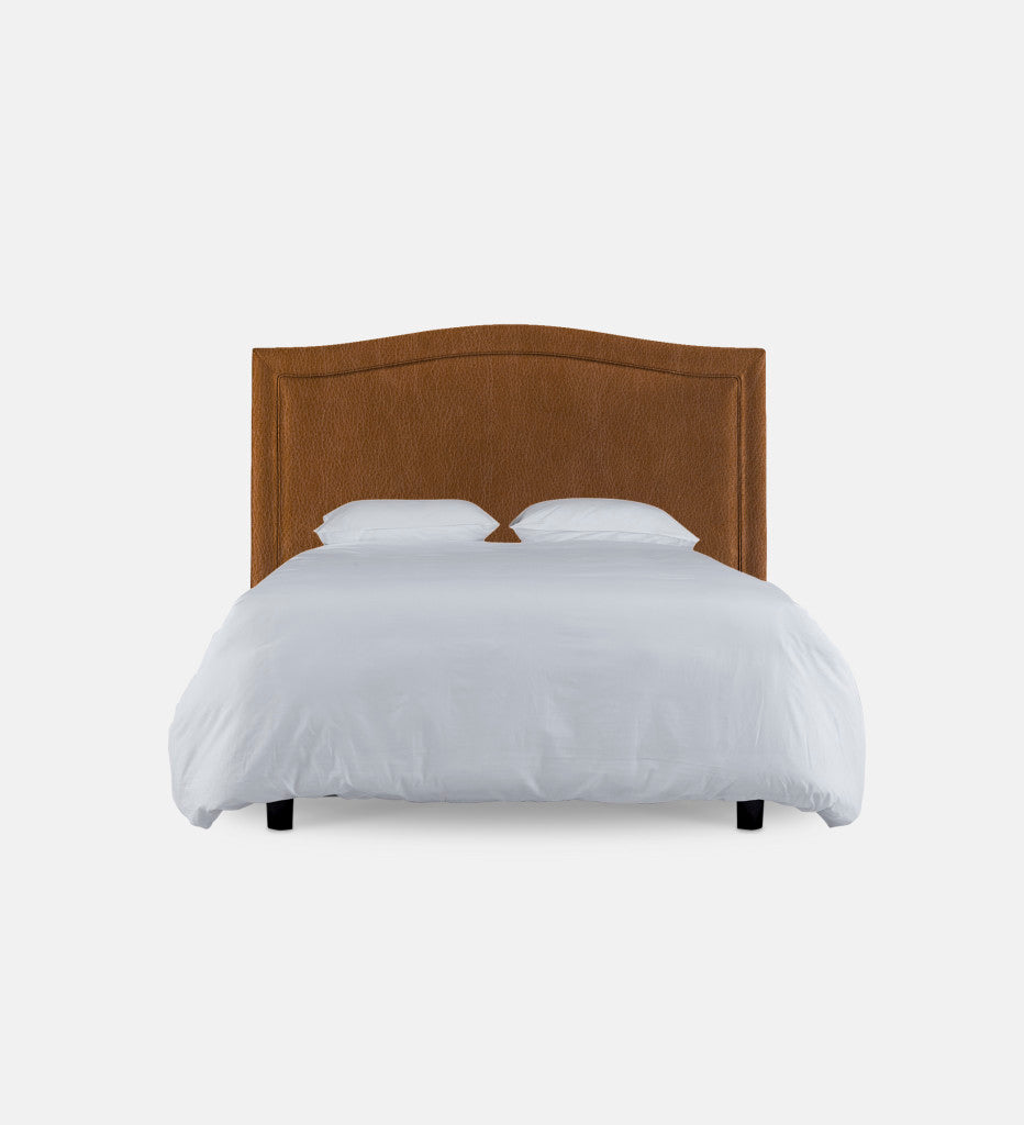 Fletcher Leather Headboard Single Piping (91920)