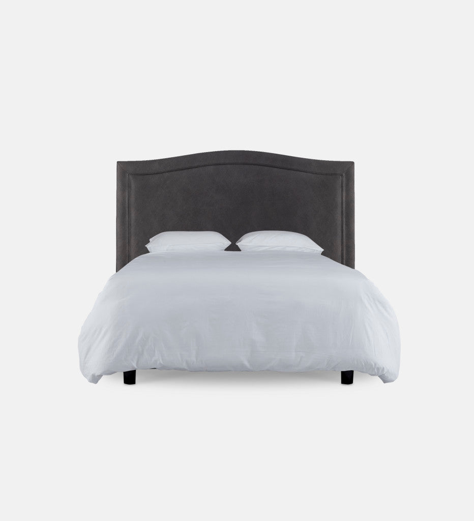 Fletcher Leather Headboard Queen Piping (91933)