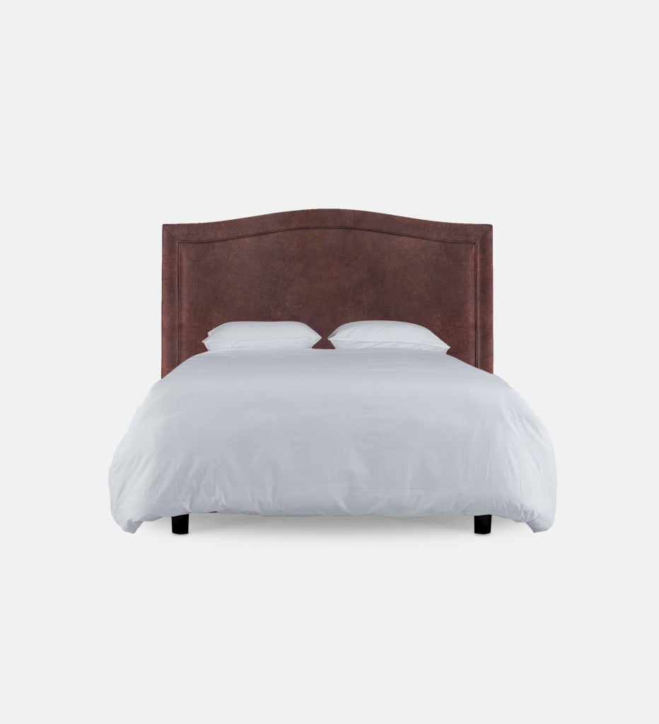 Fletcher Leather Headboard King Piping (80318)