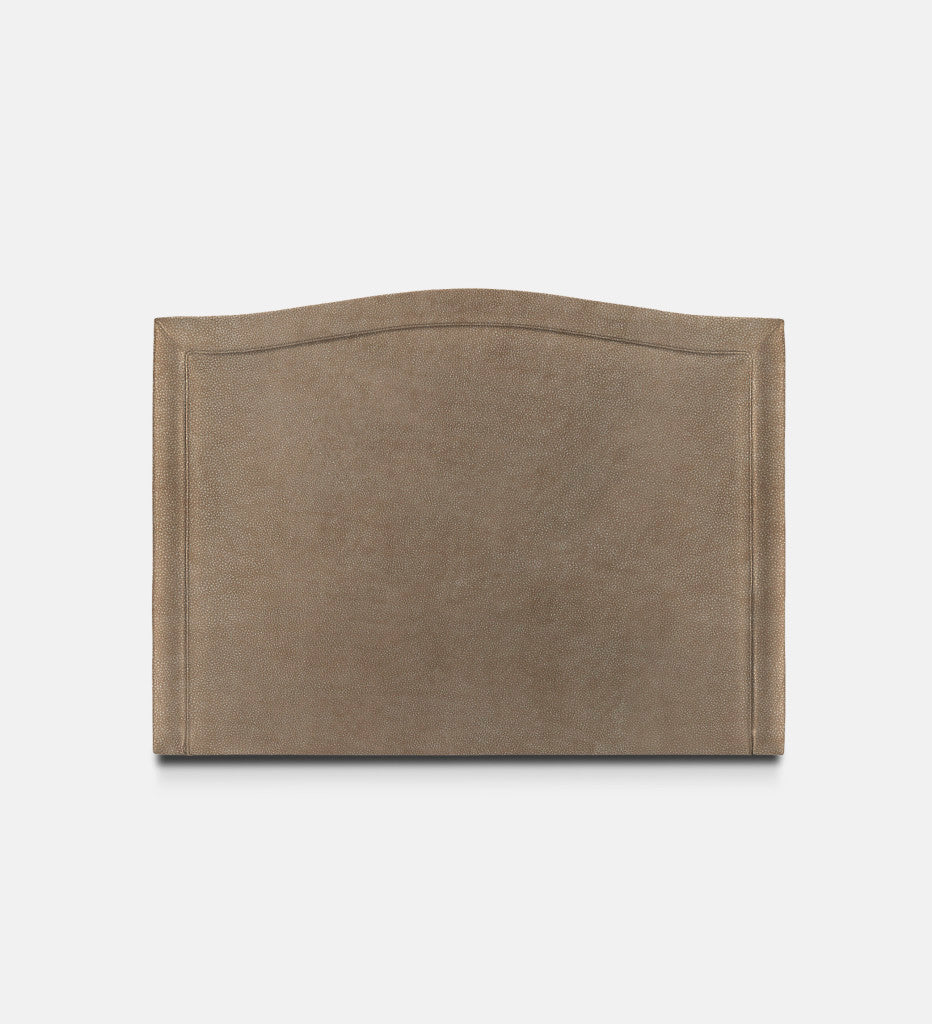 Fletcher Leather Headboard 3 Quarter Piping (80173)